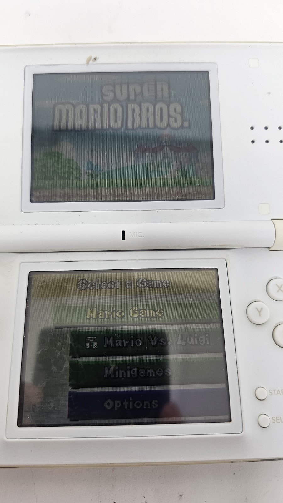Nintendo DS Lite Polar White (Tested) (Handheld Console) No Charger