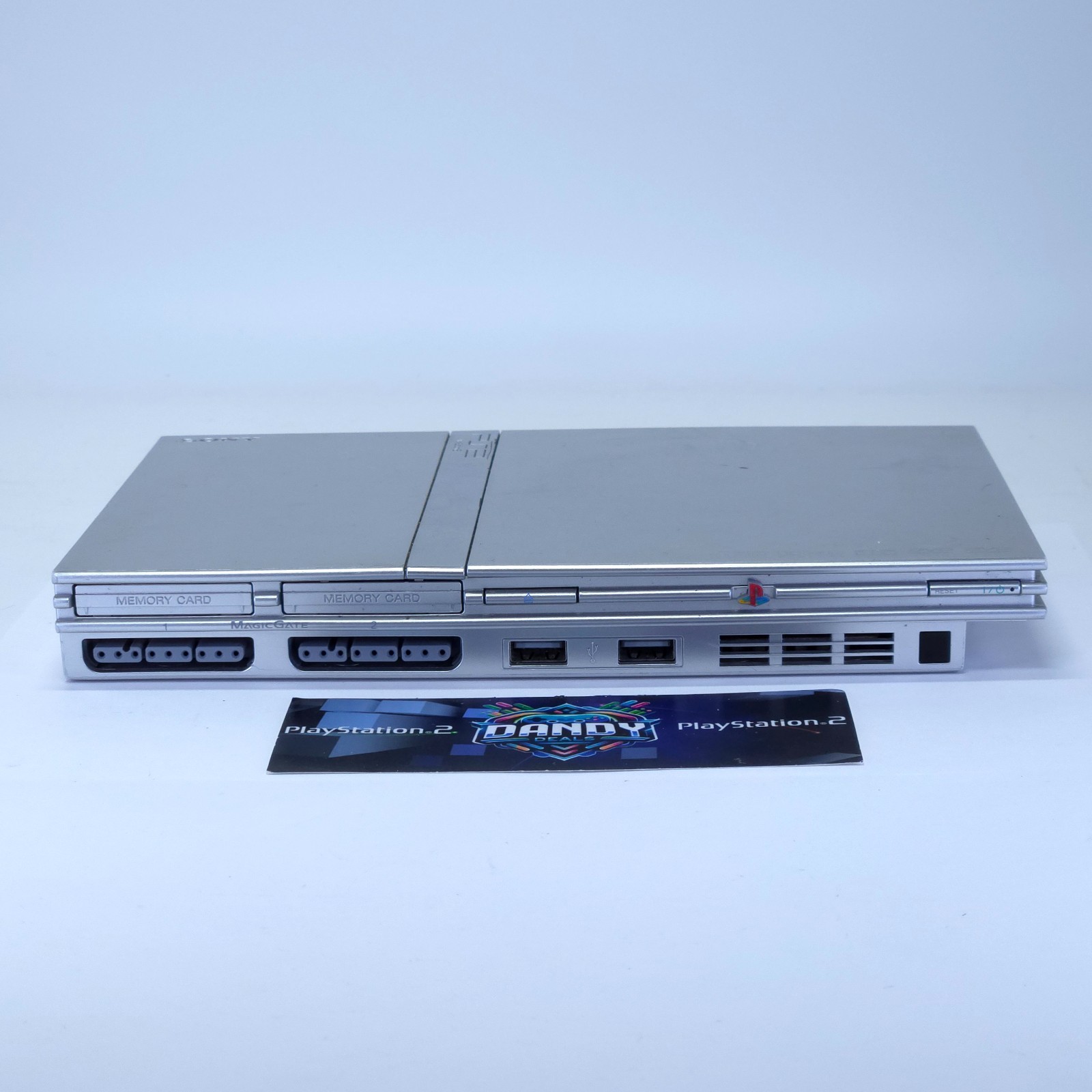 PS2 Console Slim Playstation 2 Silver – FOR PARTS/REPAIR – No Power