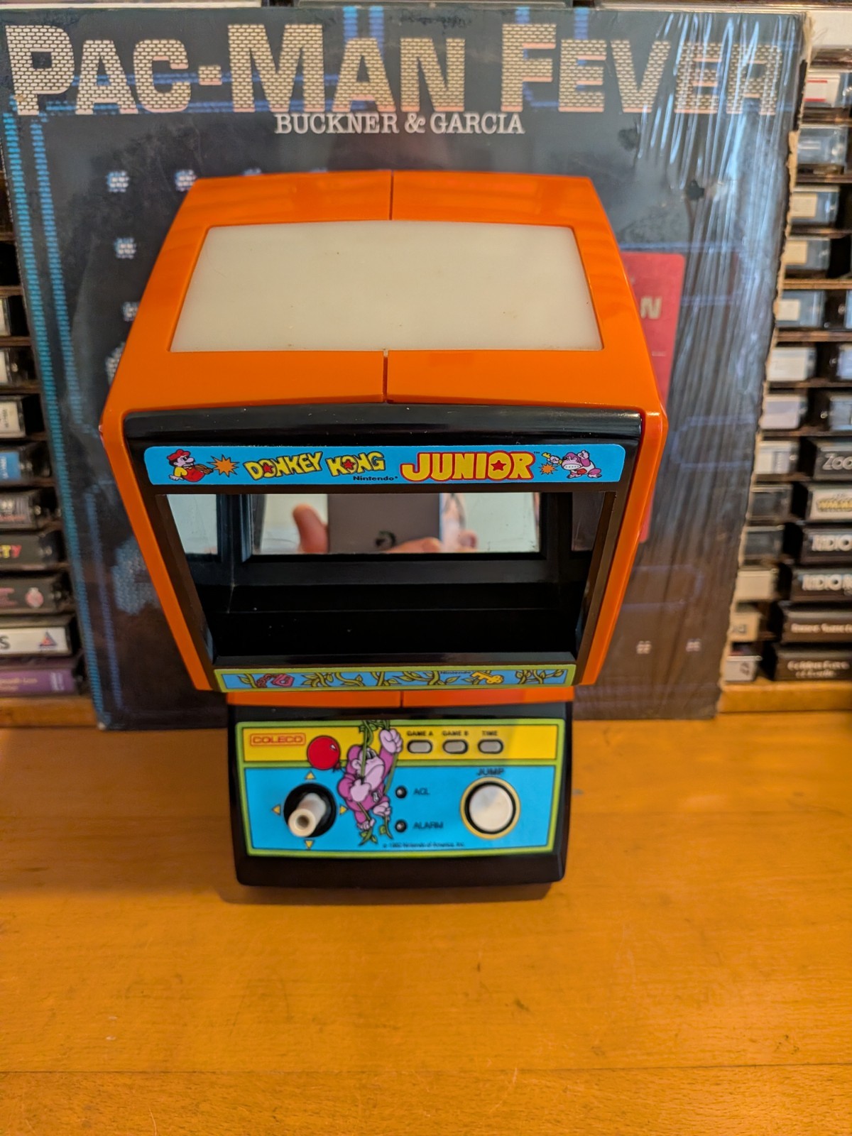 Coleco Game & Watch 1983 Tabletop Donkey Kong Jr CJ-71 Cleaned New Decals.