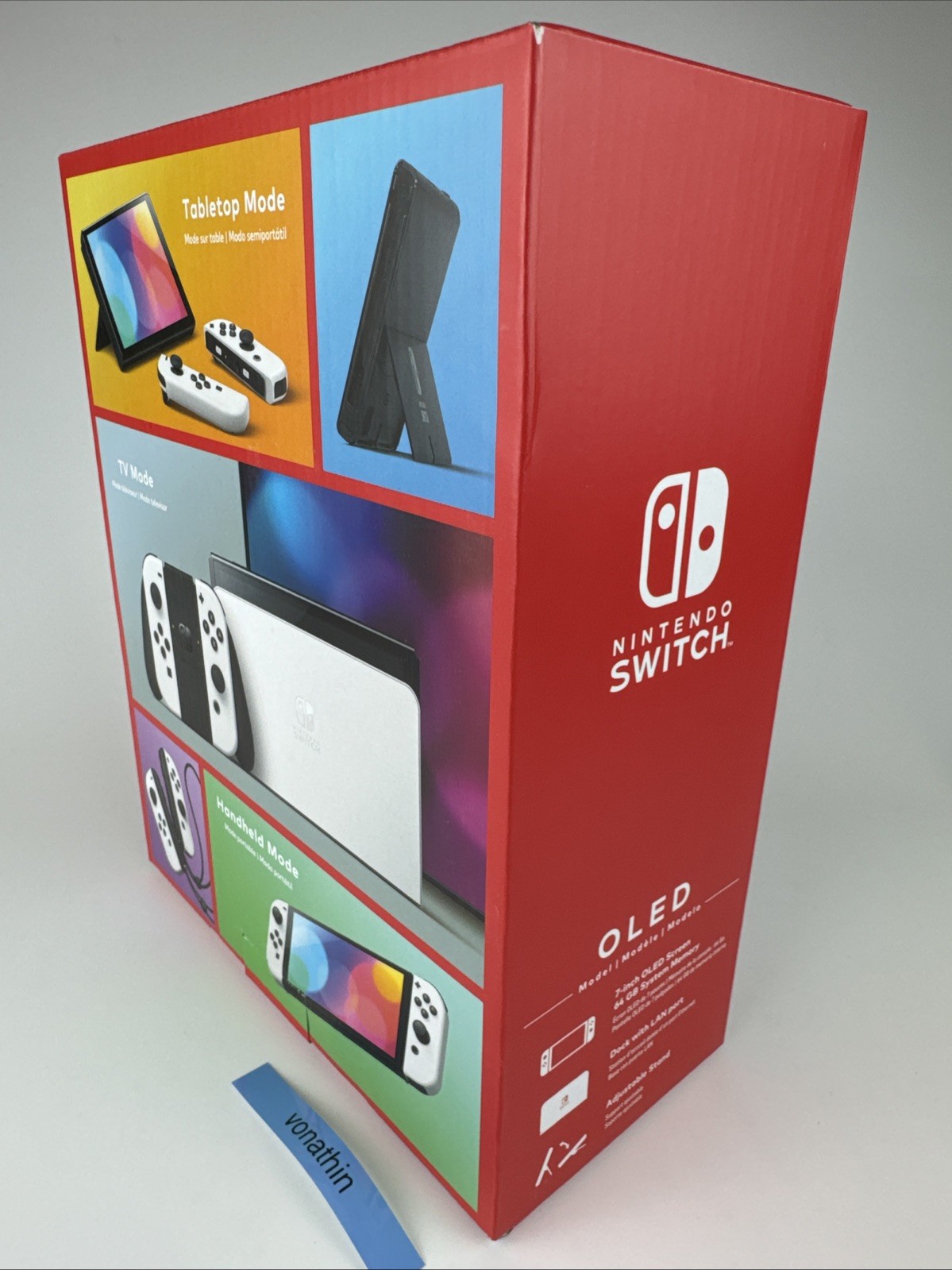 New Nintendo Switch OLED Console Gaming System HEG-001 Black/White