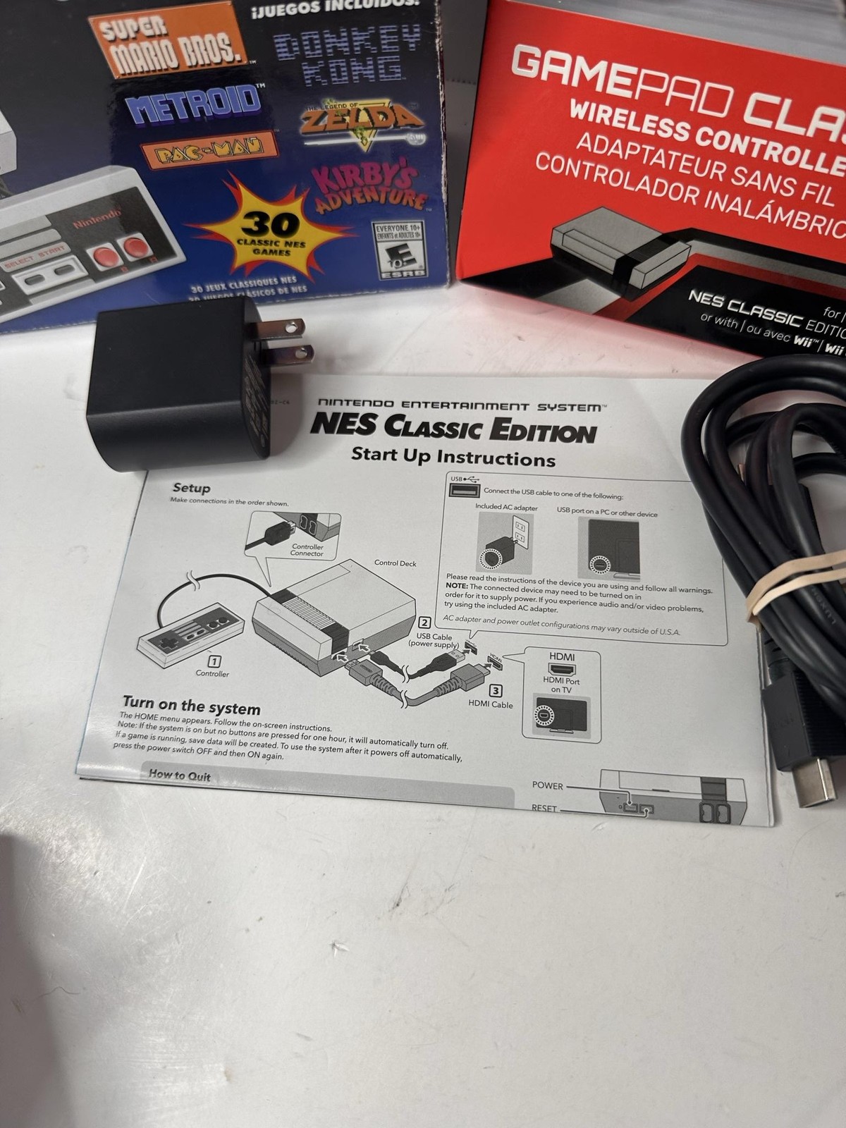 Nintendo NES Classic Edition Console Boxed W/ Controller HDMI Cables My Arcade