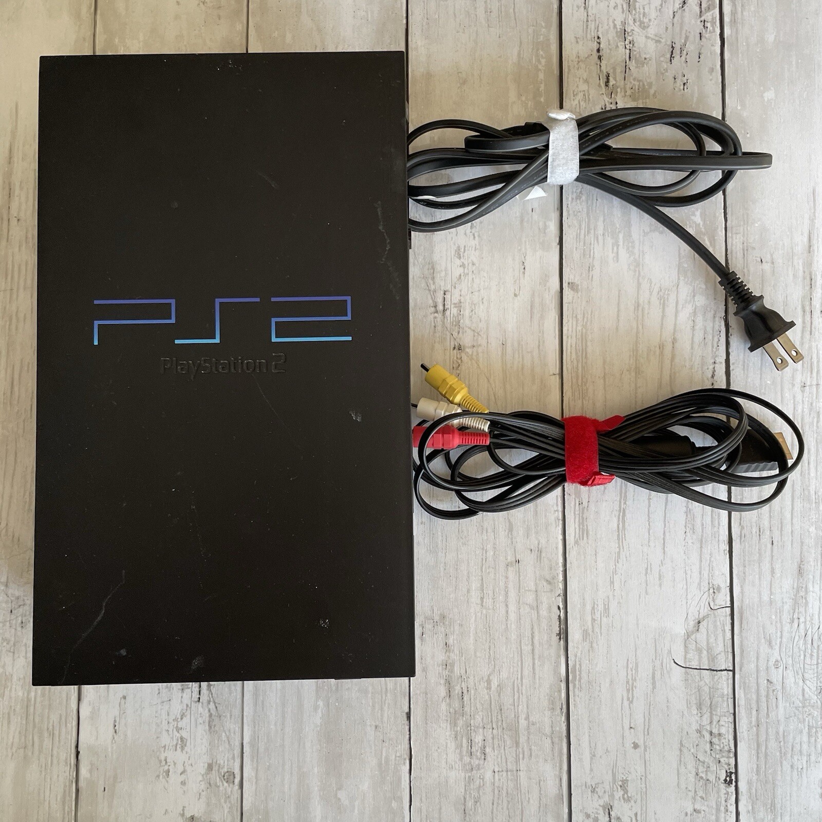 PREOWNED PS2 SONY PLAY STATION 2 CONSOLE AND CABLES TESTED