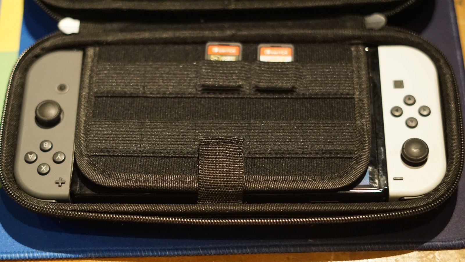 Nintendo Switch OLED Console with Case and 2 Games