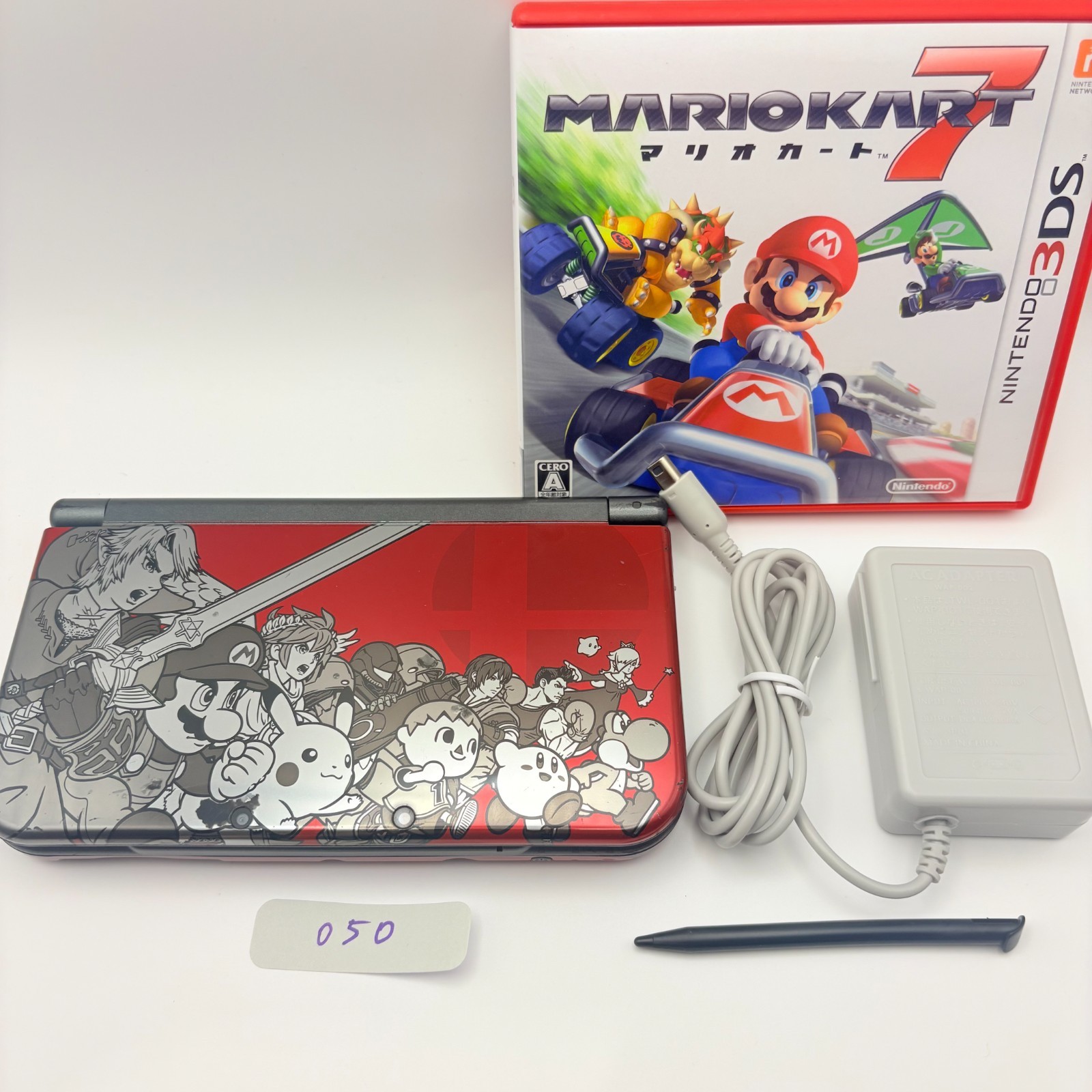 Used Limited Edition New Nintendo 3DS LL XL Smash Bros Japan Tested Authentic