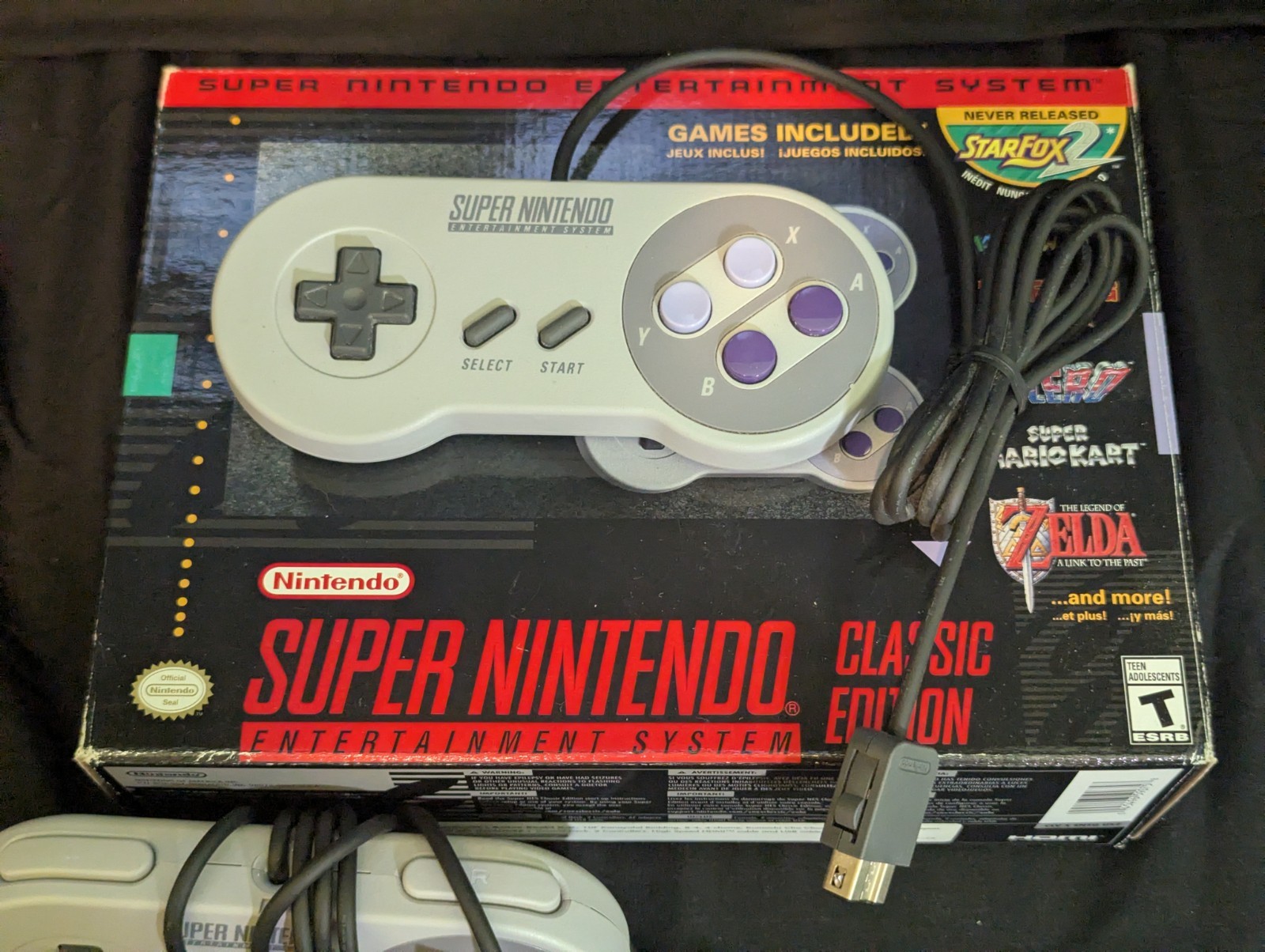Nintendo Super NES Mini Classic Edition Console With Original Box