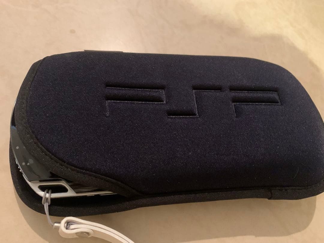 Sony PSP Console with AC Adapter, Memory Card, Case & Strap