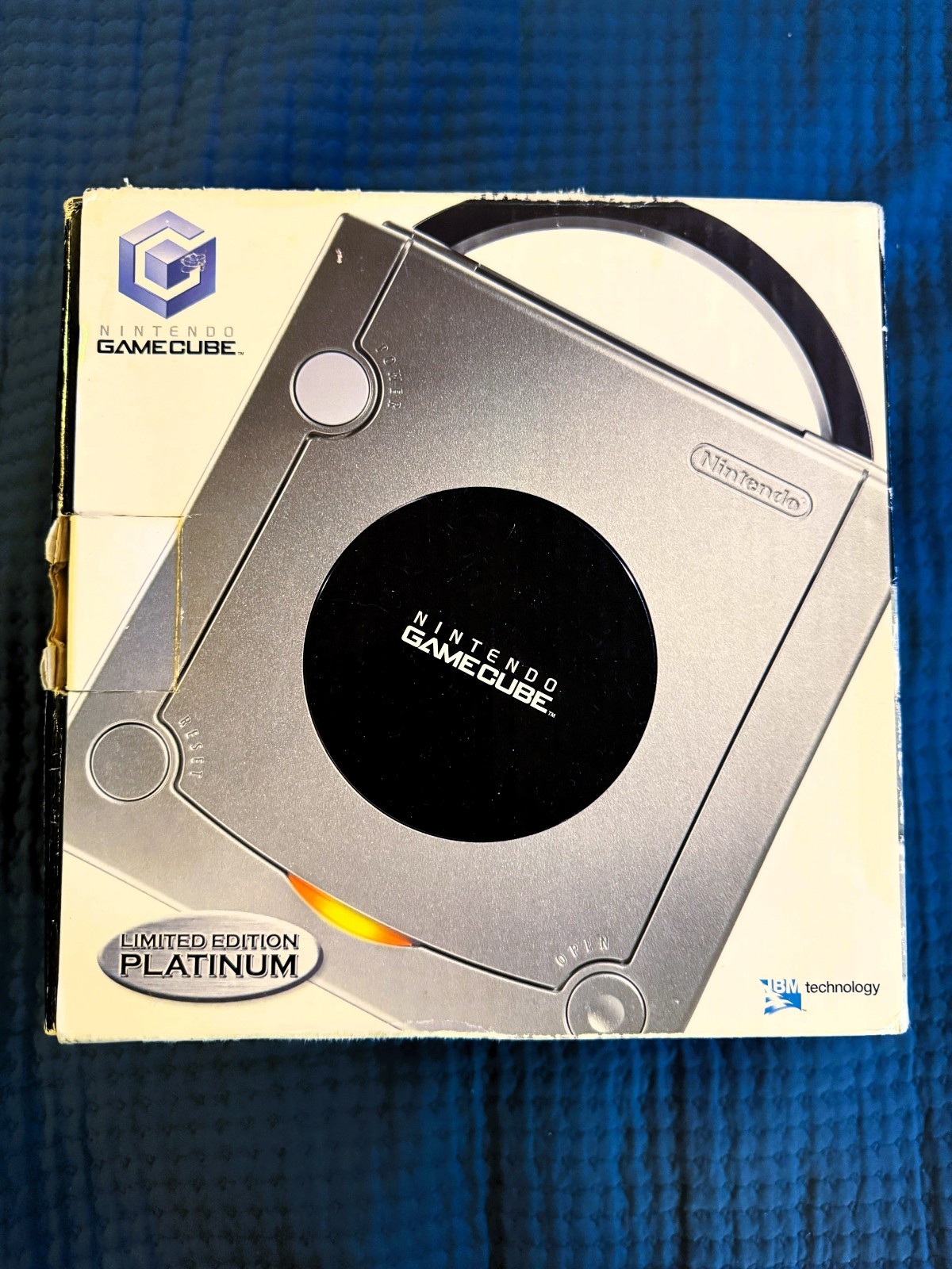 Nintendo GameCube Limited Edition Platinum Silver DOL-001 Complete In Box Tested