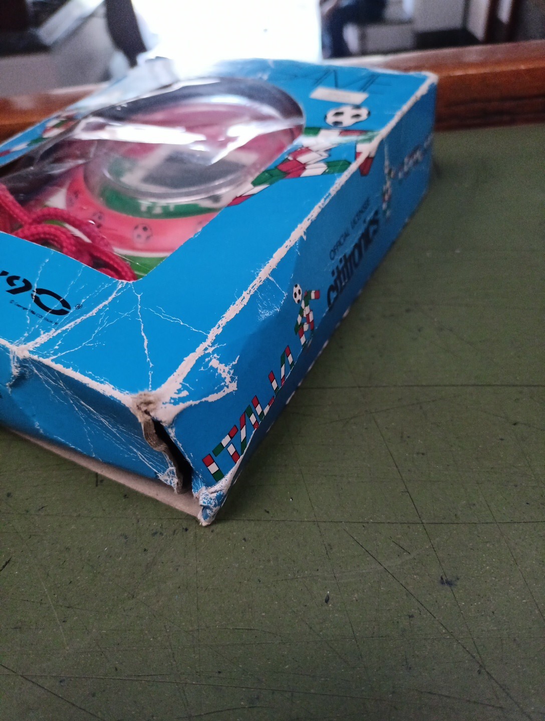 Videogioco Portatile a Cristalli Liquidi ” ITALIA 90 ” Calcio + Box e Istruzioni