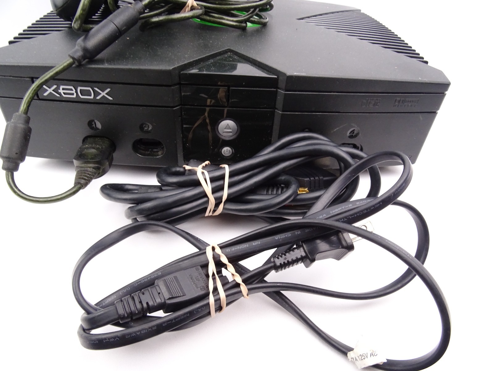 Microsoft Original Xbox OG Console Controller Power AV Cable Tested Working