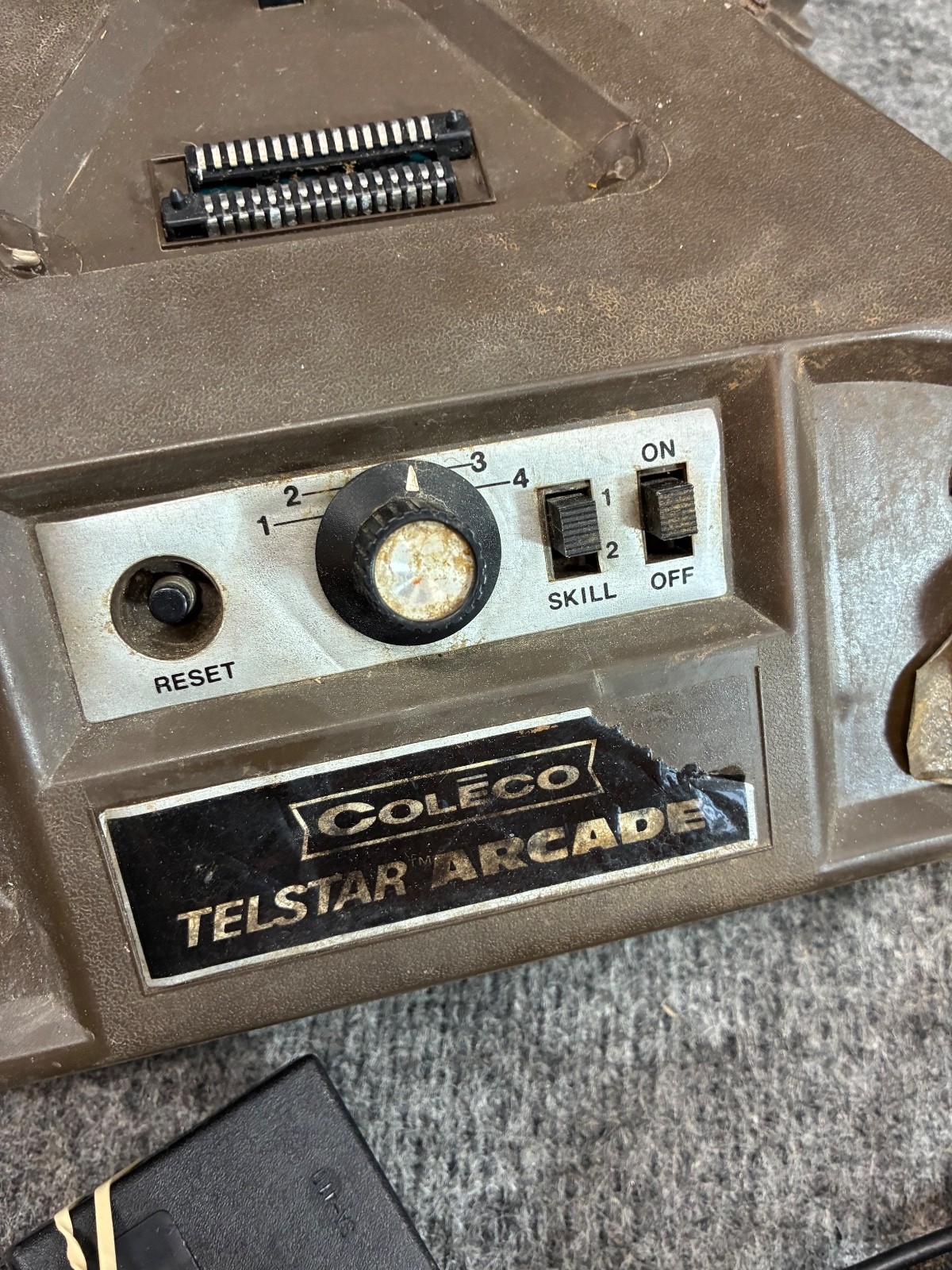 Vintage Coleco Telstar Arcade Video Game Console w/ Gun Controller ROUGH COND