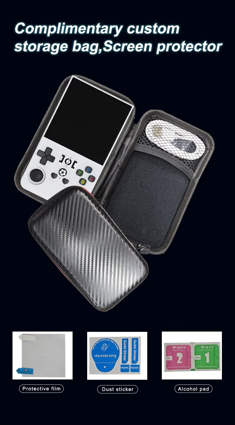 R36 Max 4 Inch IPS Screen Open Source Retro Pocket Handheld Video Game 128GB 22K