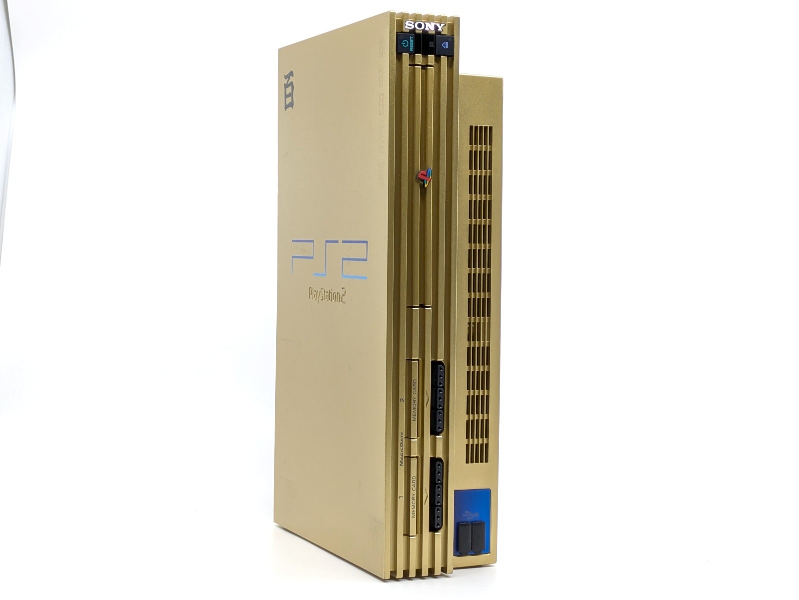 Sony PS2 Hyakushiki Gold Z Gundam SCPH-55000GU Console w/ Controller Tested JP