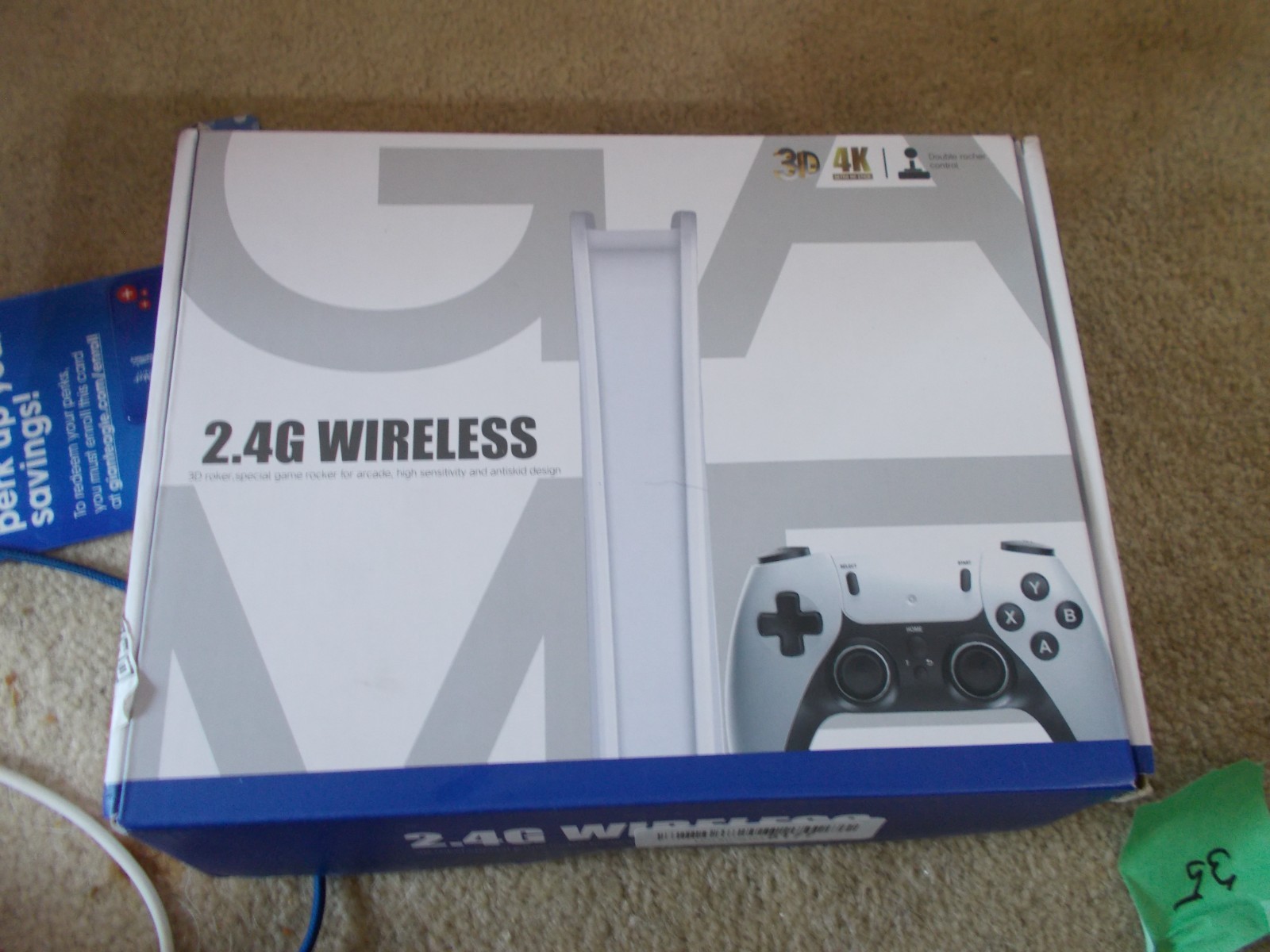 SJGAM M15 Plus Retro Video Game Console White 4K HDMI 2.4G Wireless Controllers