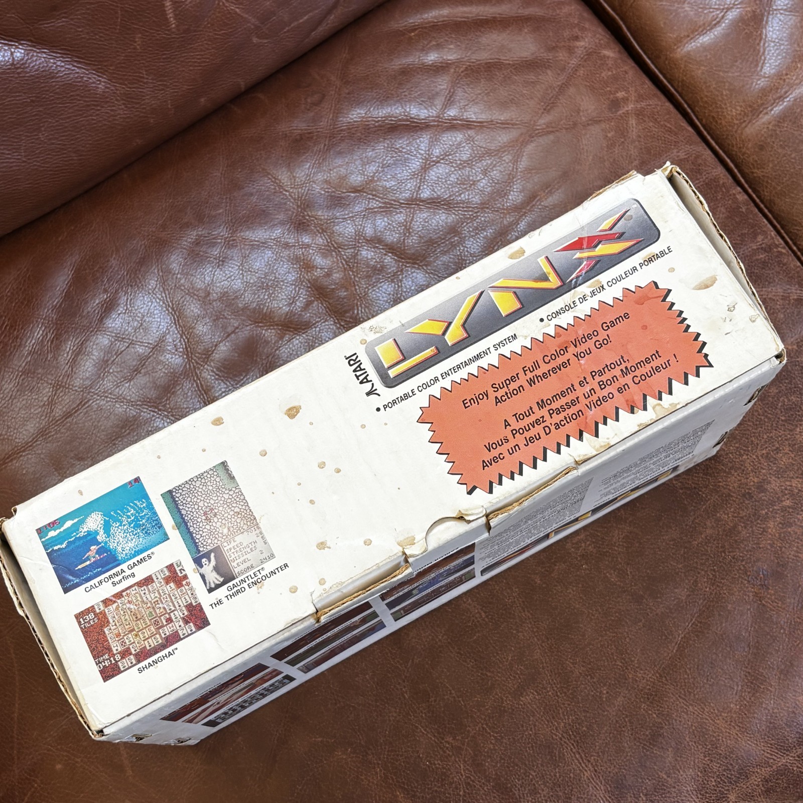 Vintage Atari Lynx Model 1 Video Game Console Handheld New in Box READ