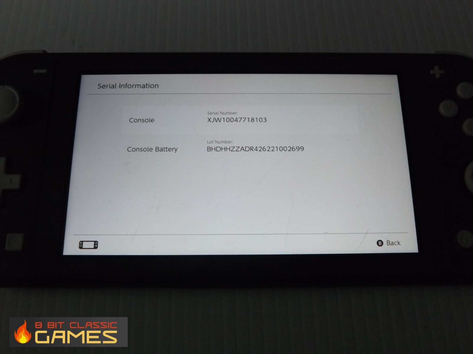 Nintendo Switch Lite System Black Serial 8103- FREE SHIPPING! 611a
