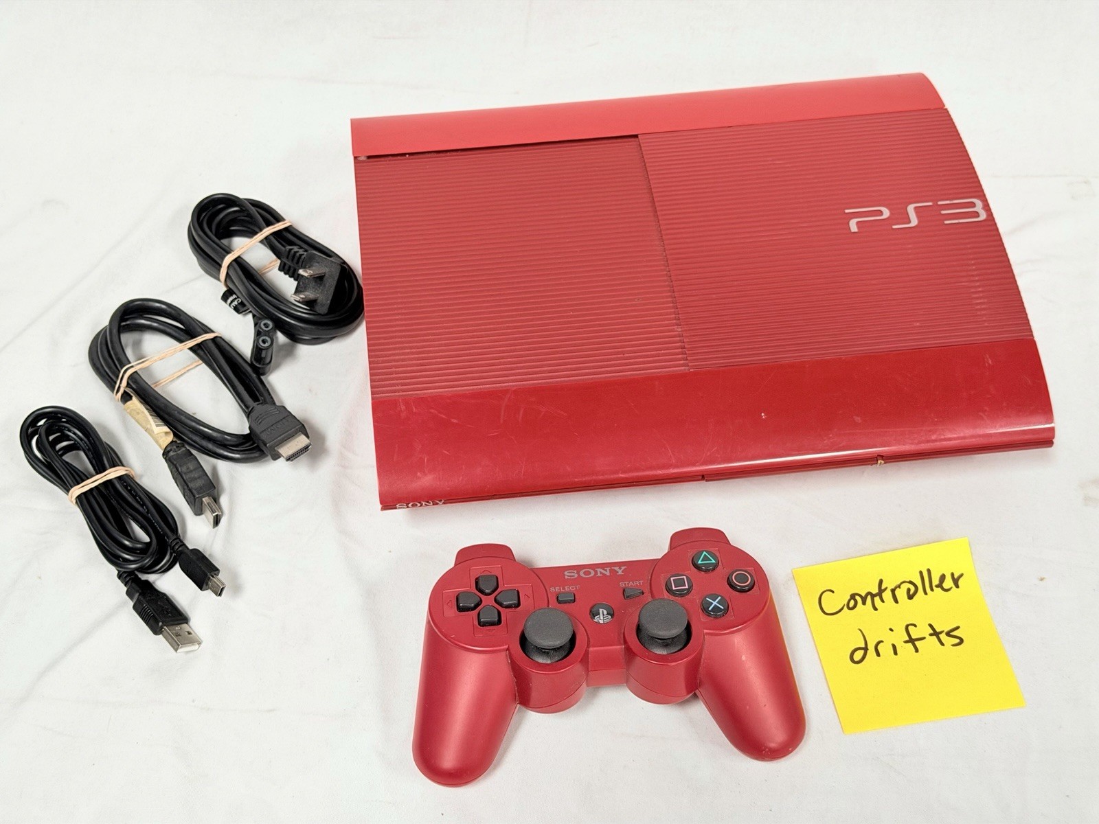 Sony PlayStation 3 PS3 500GB Super Slim God Of War Bundle CECH-4001C – Tested