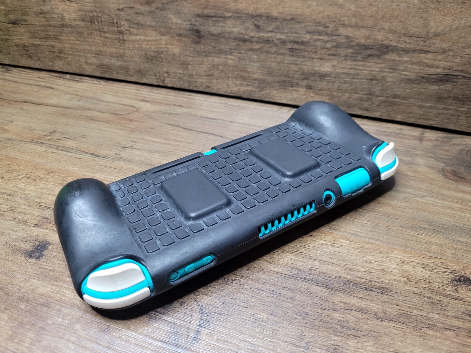 Nintendo Switch Lite Teal Turquoise Blue, OEM Charger, Case, Tested Works