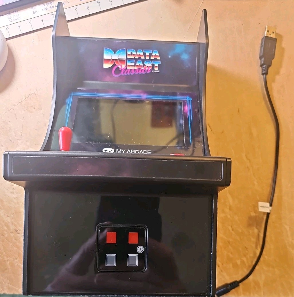 My Arcade Data East Classics Mini Player 10″ Inch Mini Arcade Machine Cabinet