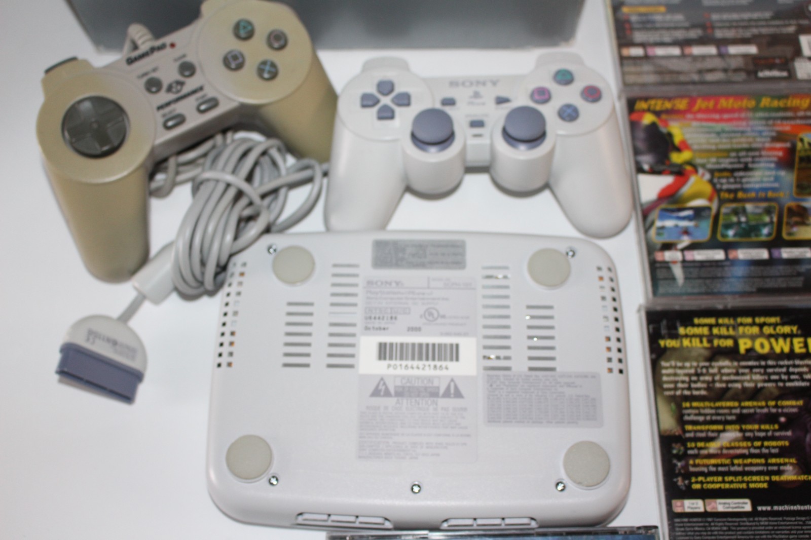 Playstation One Complete In Box With 17 PS1 Games And 2 Controllers