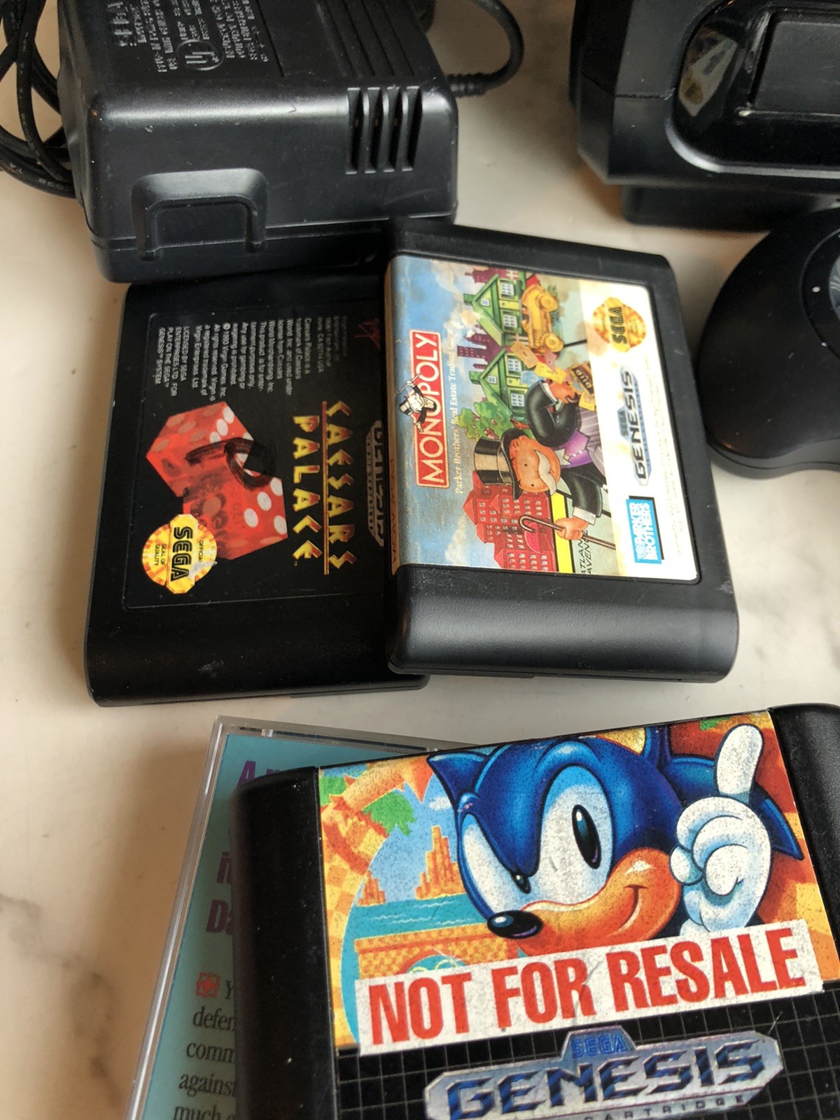 SEGA CD Model 1 + Genesis Working Tested +2 controller +Rf Cable And 5 Games
