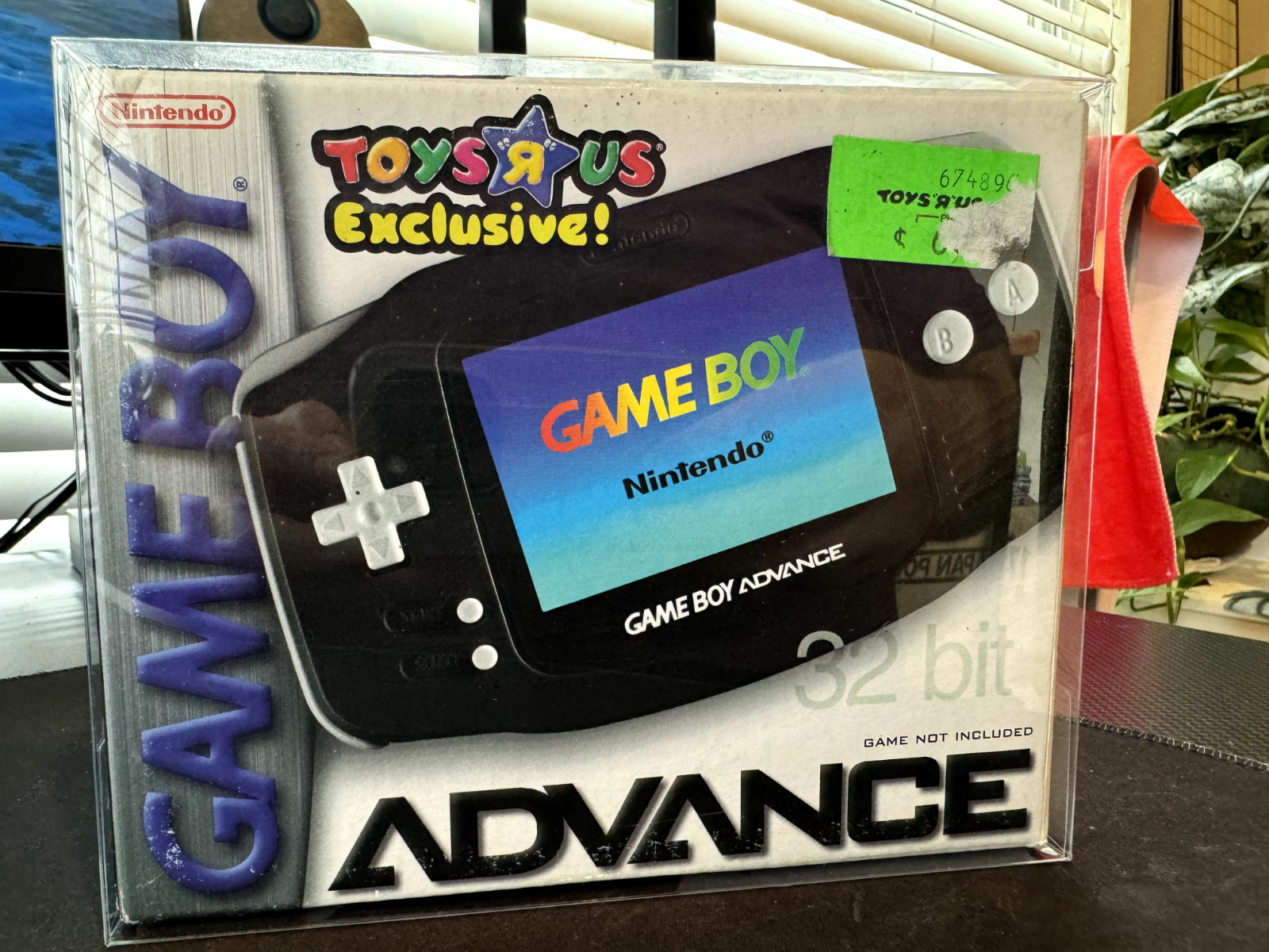 Game Boy Advance Toys R Us Exclusive Jet Blk Console with AGS-101 retrofitted!