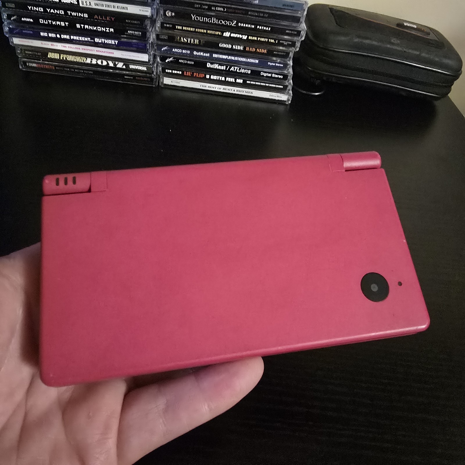 Nintendo DSI Pink With Charger No Pen Tested Works TWL-001