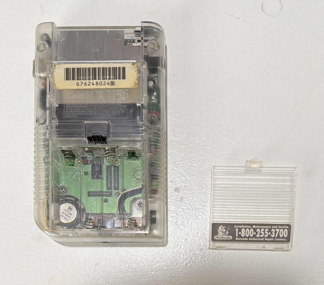 Nintendo Game Boy Original Console Play It Loud Clear Version