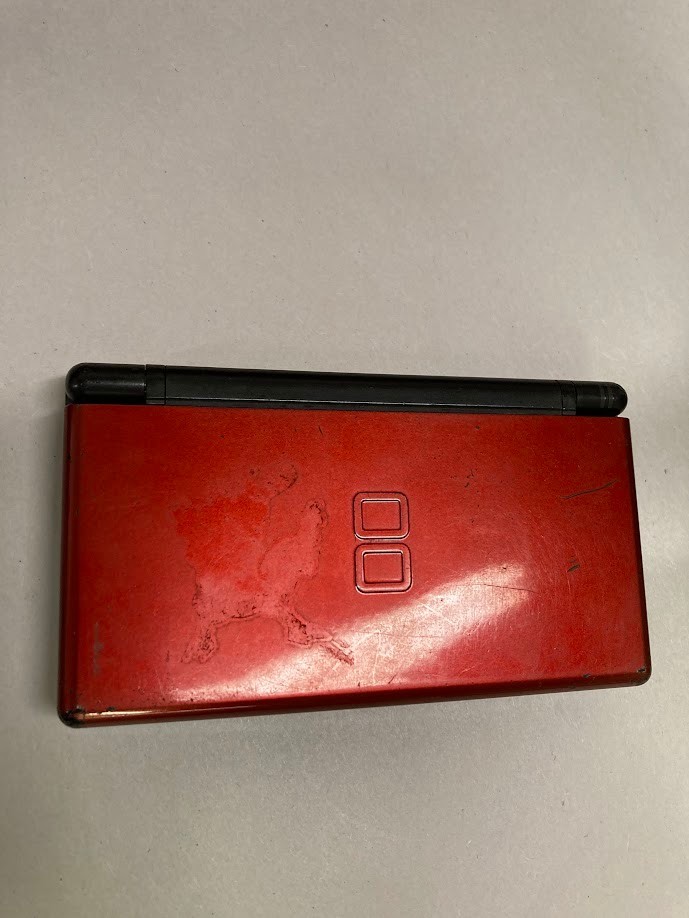 Nintendo DS Lite Crimson Black Console Only Region Free Rank C
