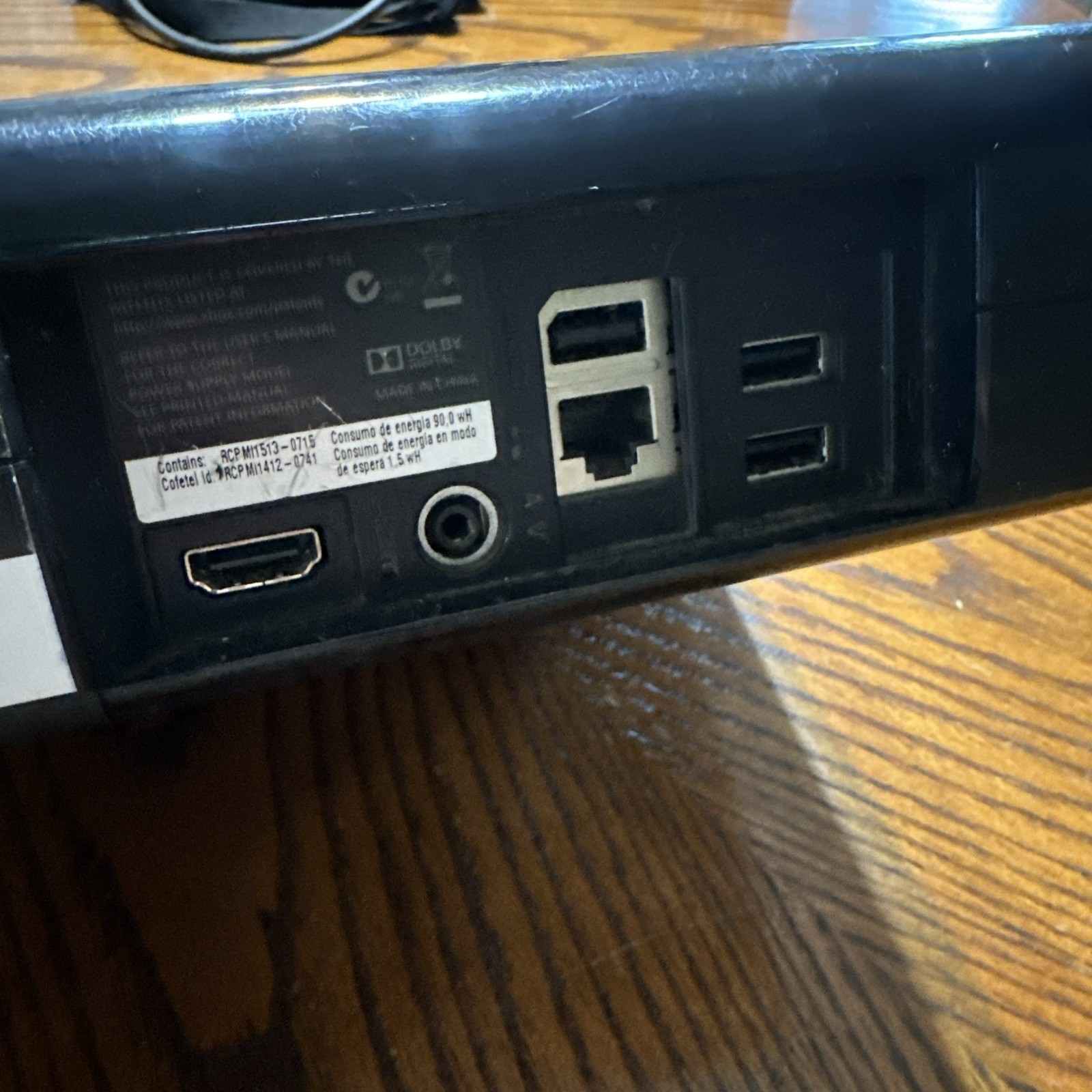 Xbox 360 E 4GB Model 1538 Console For Parts UNTESTED