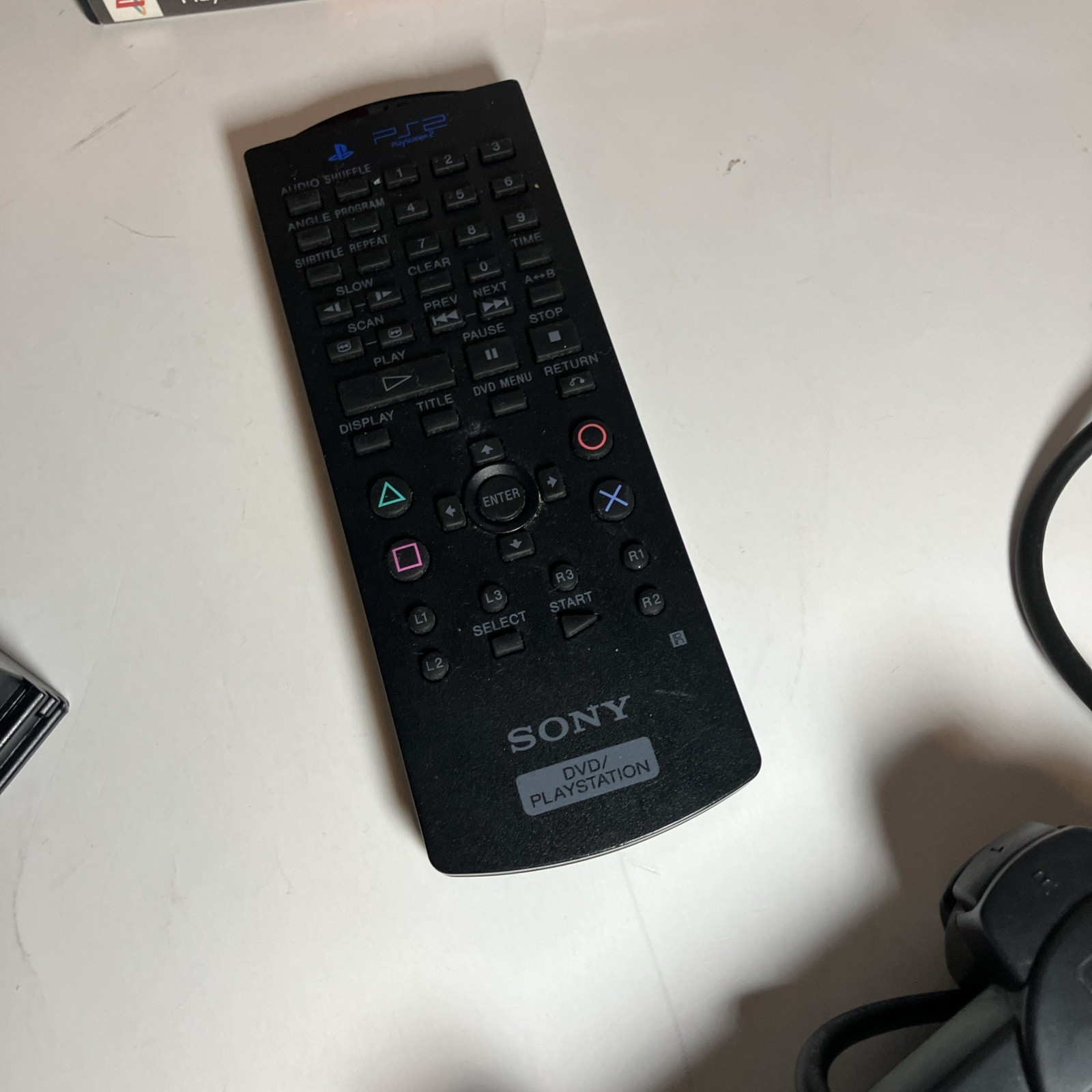 Sony PlayStation Slim 2 Controllers 1 Remote + Cables 7 Games (1)