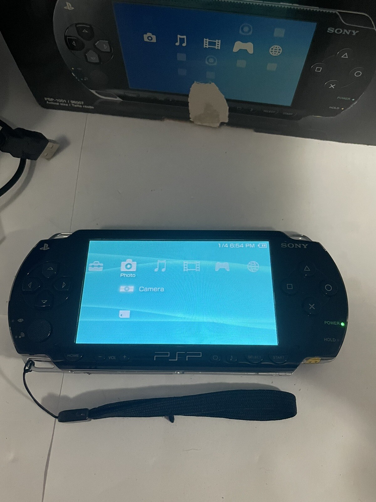 Sony PSP 1000 Black Handheld Console! In Box! Paperwork! Charger! READ!