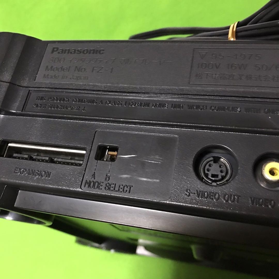 Panasonic 3DO FZ-1 Console Full Set w/ Cables Controller Tested Japan JP