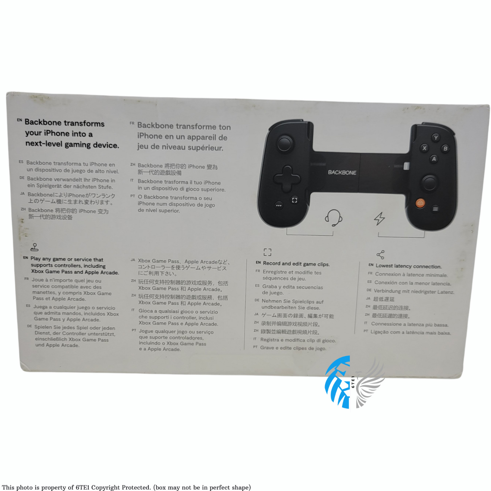 Backbone One Mobile Gaming Controller for iPhone – Black (BB-02)™
