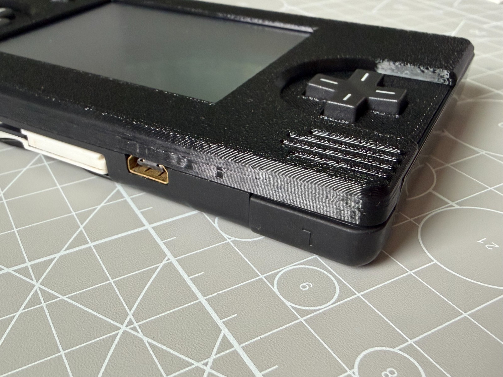 DS Lite To Game Boy Macro – 3D Print Faceplate & Necessary Components *READ DESC