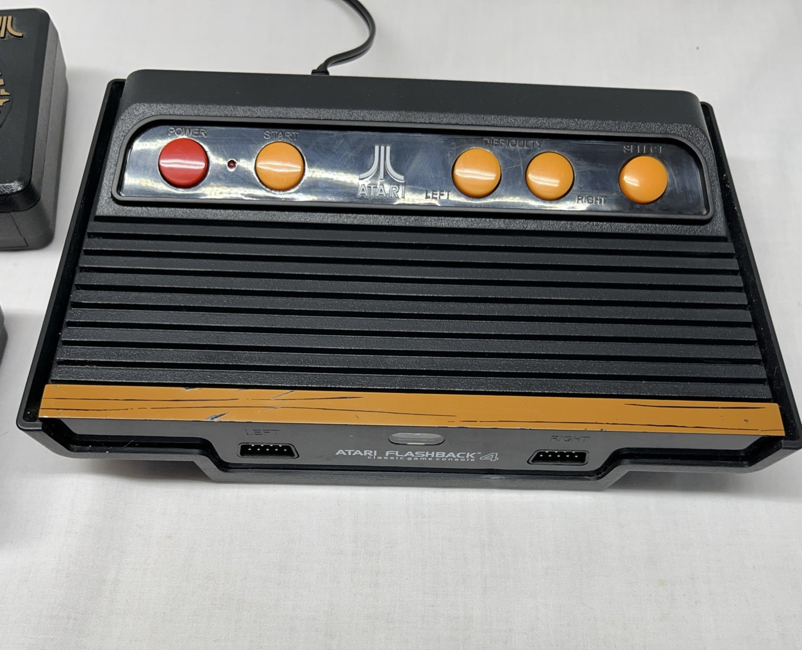 Atari Flashback 4 Console With Two Controllers! Clean Tested Working. Cables Inc