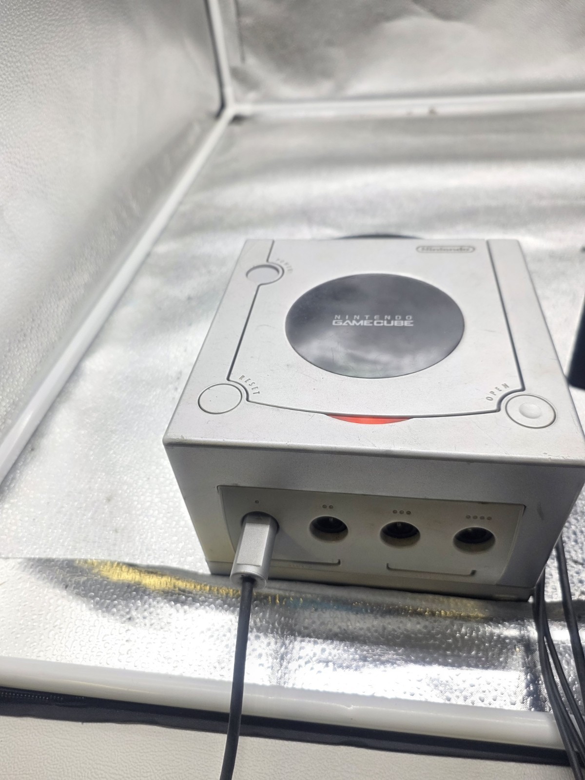 Read! Nintendo GameCube Console Silver DOL-001 USA Console Only Tested
