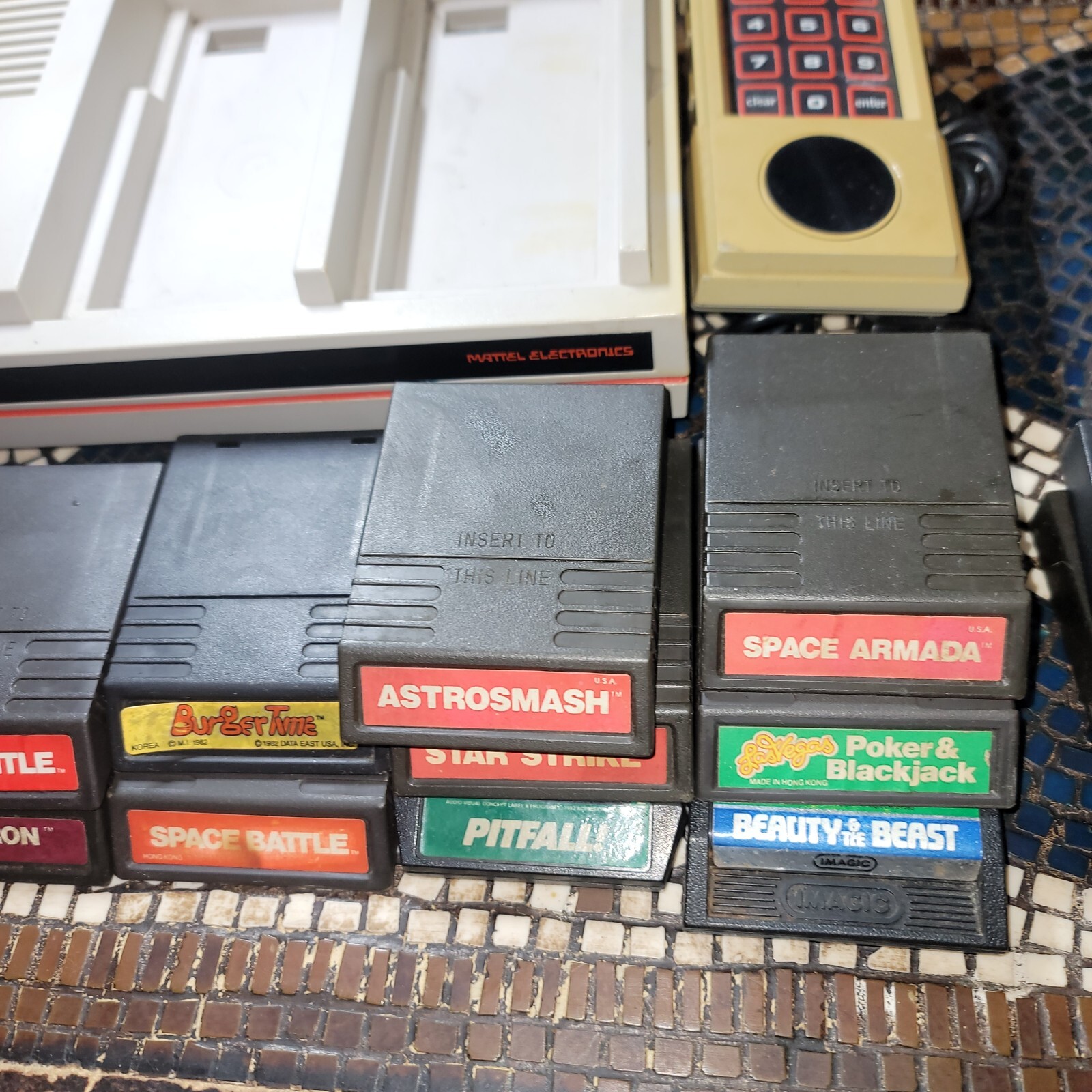 Intellivision II 2 Console System With 2 Controllers Parts/repair With 15 Games