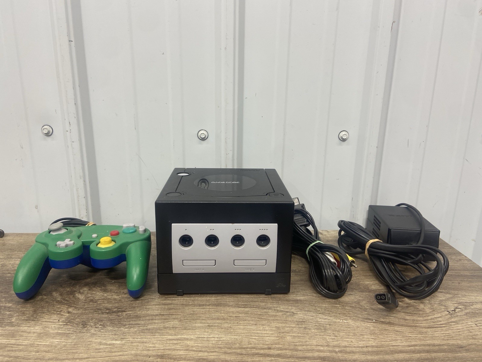 Nintendo GameCube Console Bundle Tested Works Controller Cables DOL-001