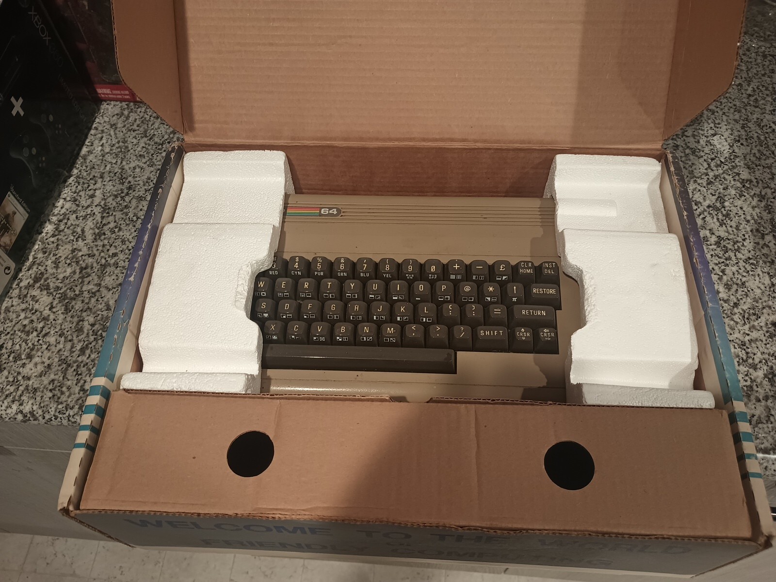 Commodore 64 Computer Original Box No Cords No Control