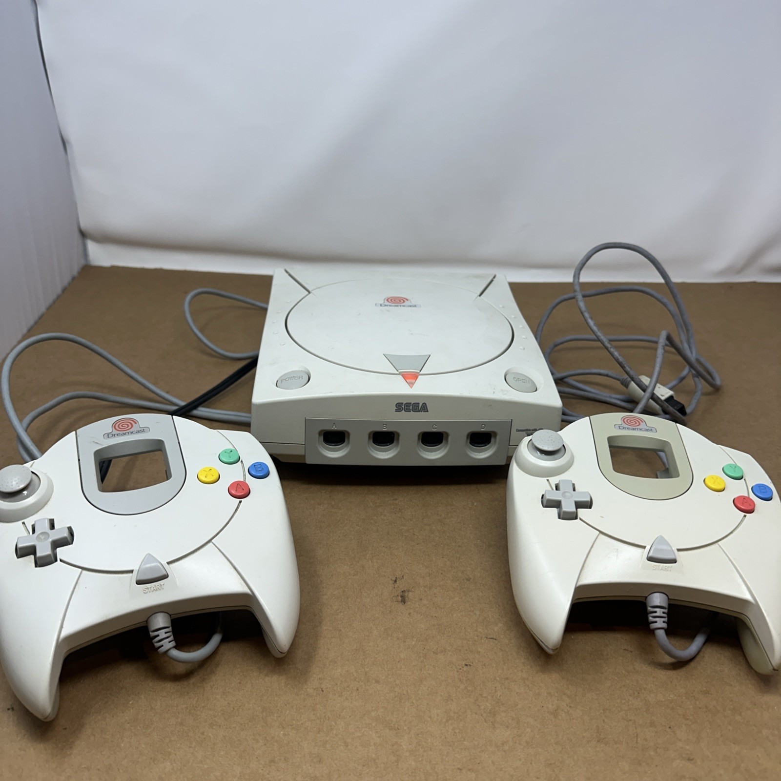 Sega Dreamcast Console Bundle w/ Controller Cables Retro System