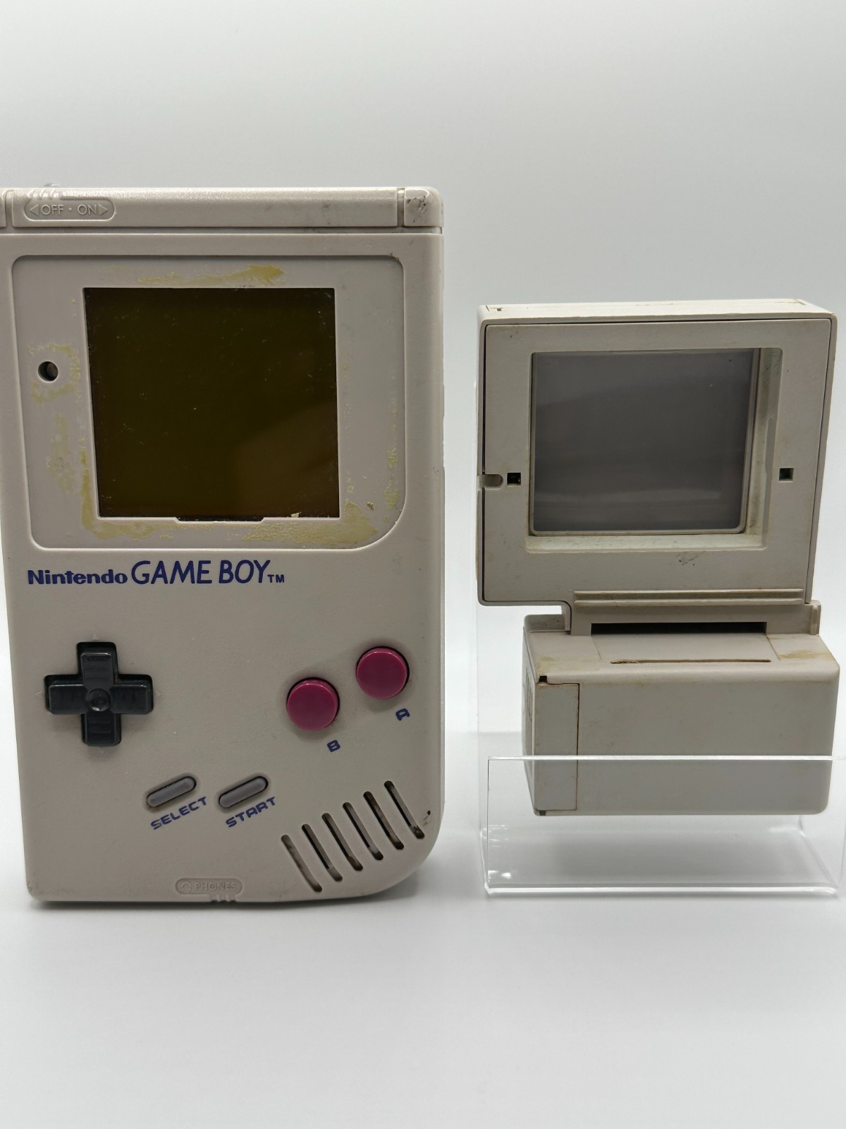 Nintendo Game Boy Console (System and light, rough shape but working)