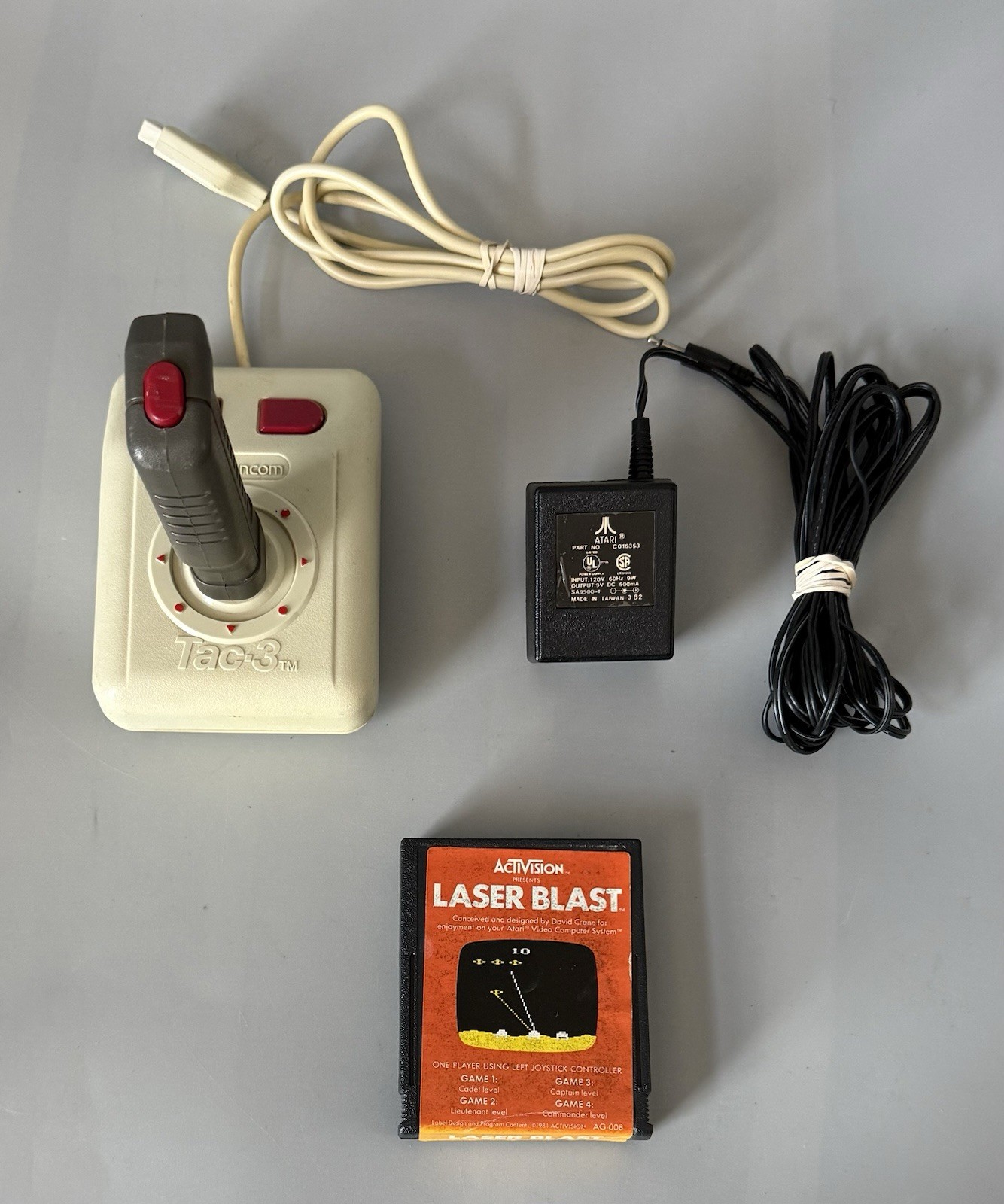 Sears Tele-Game Atari 2600 6-Switch Console — Tested/Working w/ Accessories