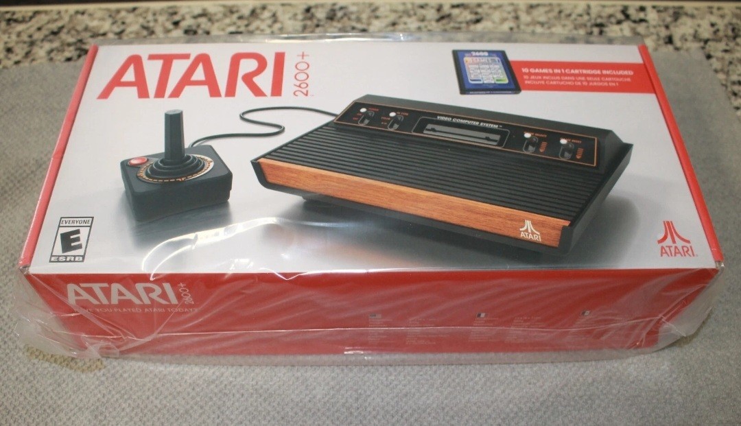 NEW FACTORY SEALED Atari 2600+ Plus HDMI Console, 10 in 1 Game Cart, 1 Joystick