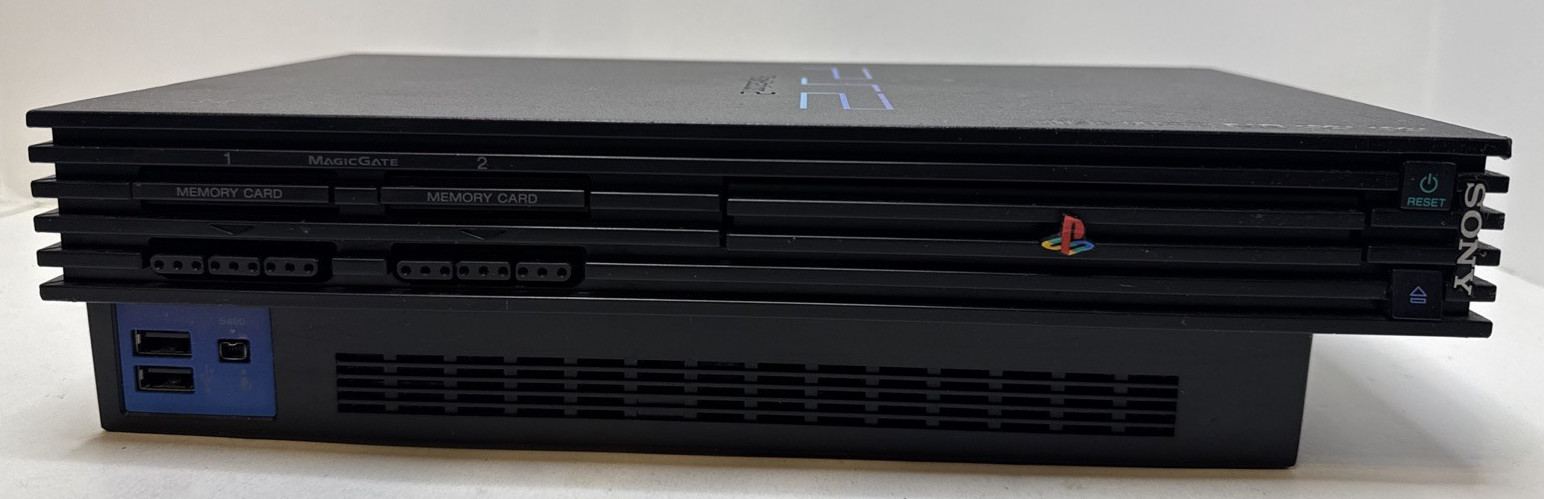 Sony PlayStation 2 SCPH-30001 R Bundle, W/ OEM Controller, AV & Power Cables
