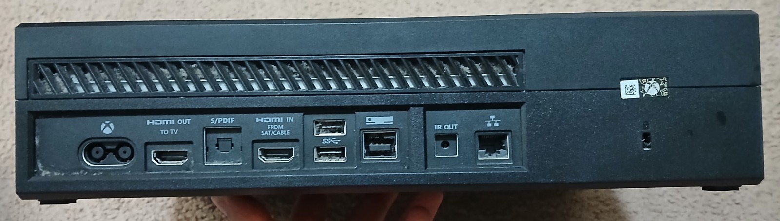 Microsoft Xbox One 500GB Console Black (Model 1540) w/Power Brick, etc.