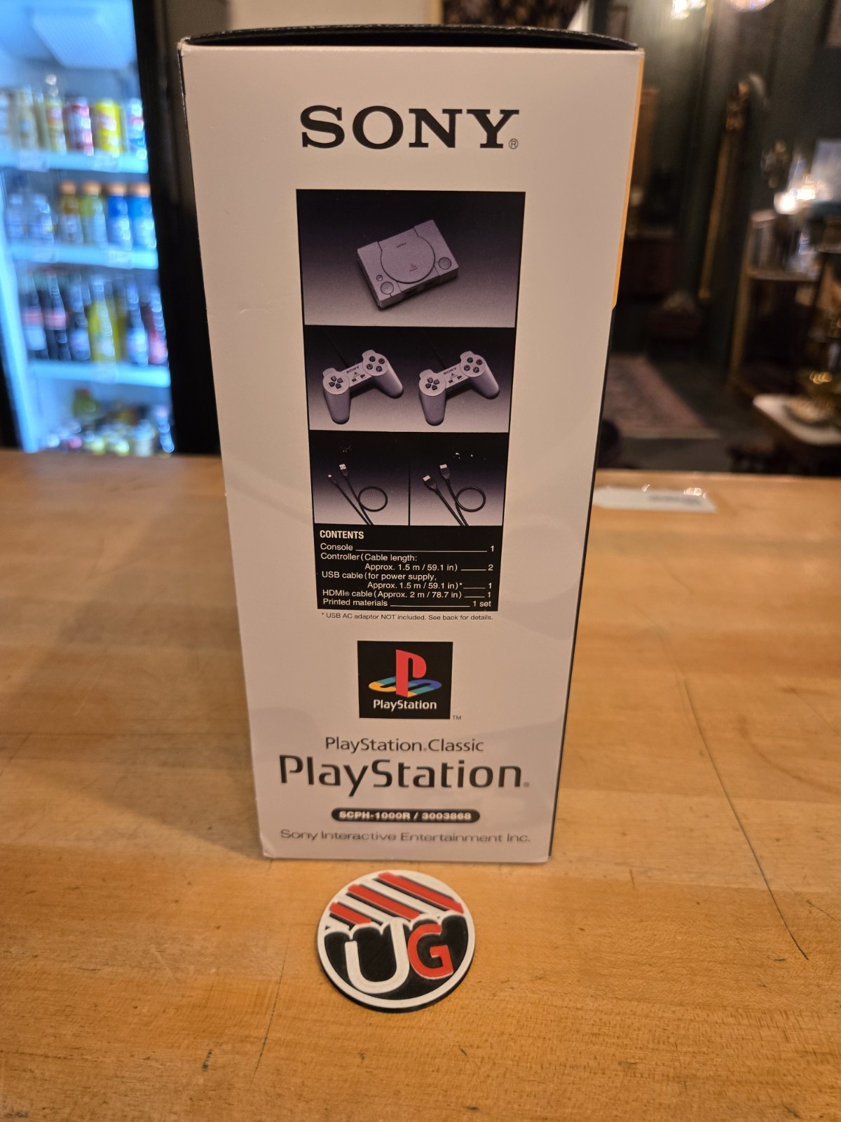 BOX ONLY Sony PlayStation Classic Mini 2018 Edition Video Game Console PS1