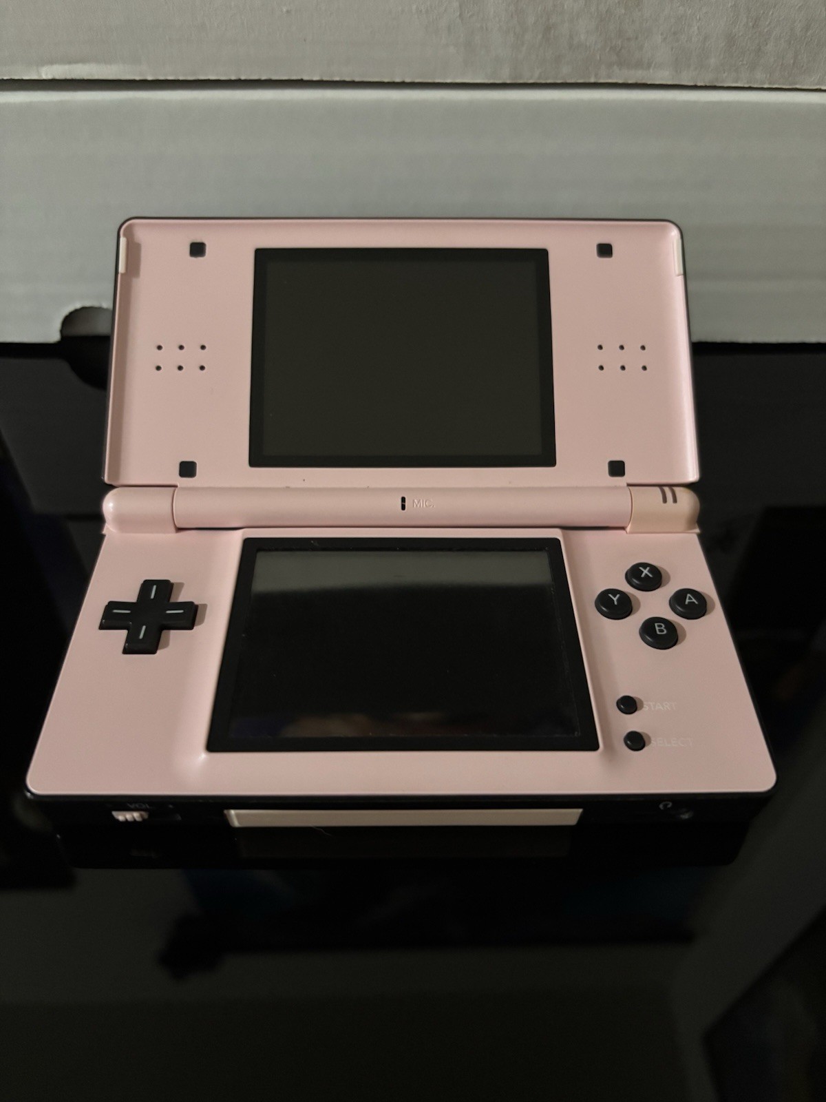 Custom Nintendo DS Lite Handheld Console Pink & Black
