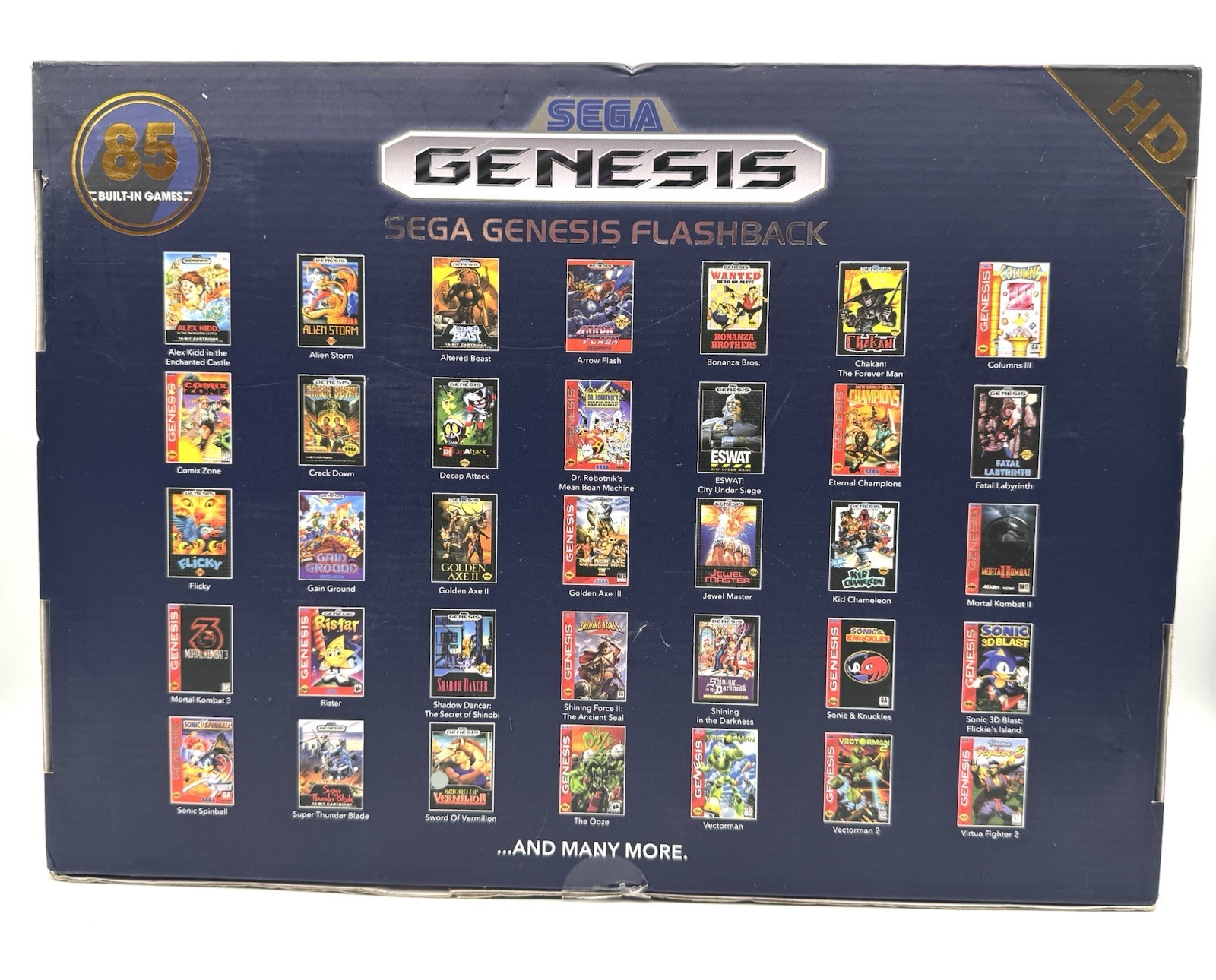 Sega Genesis Flashback Game Console HD 85 Games Included – Tested Works