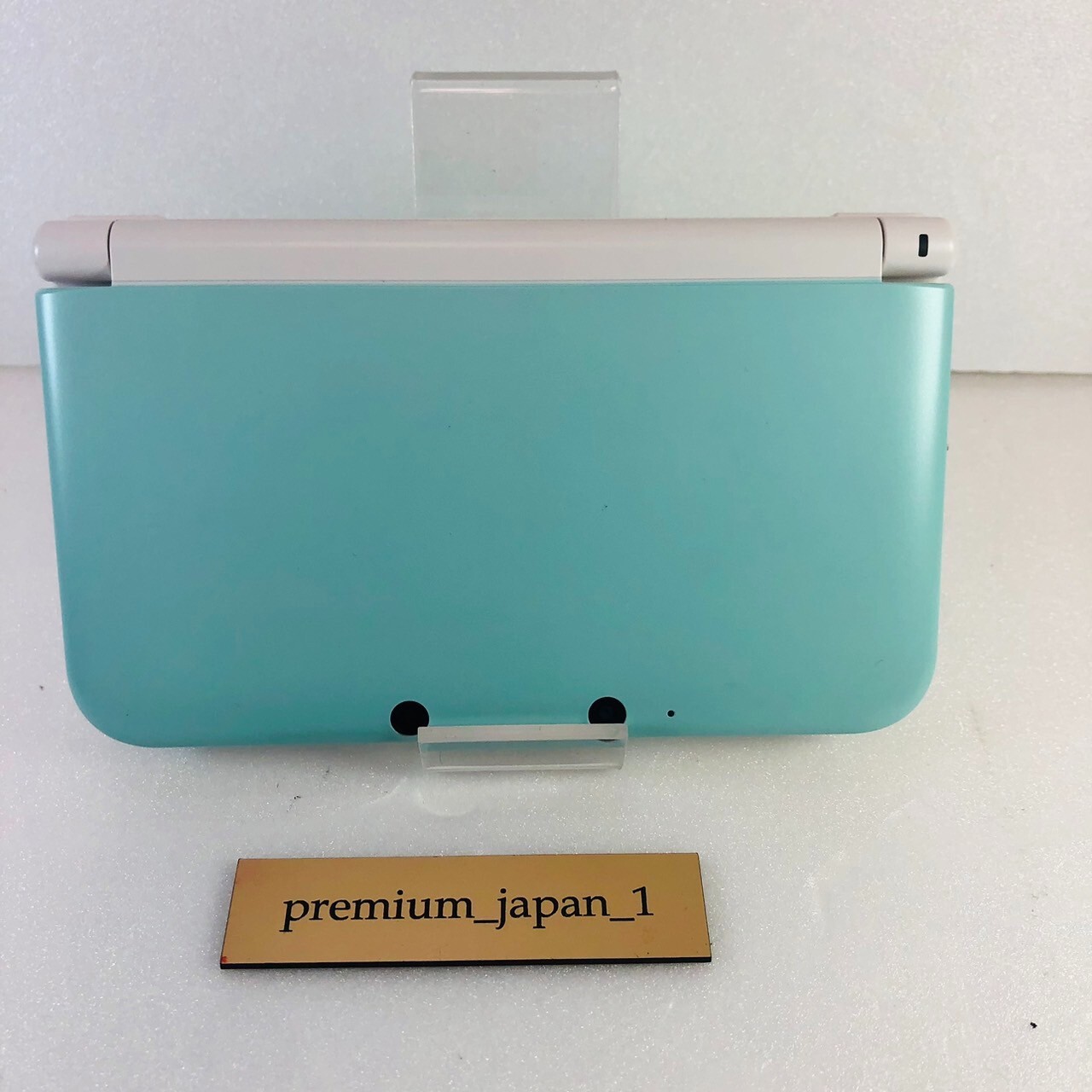 Nintendo 3DS LL XL console Mint Blue x White NDS Japan