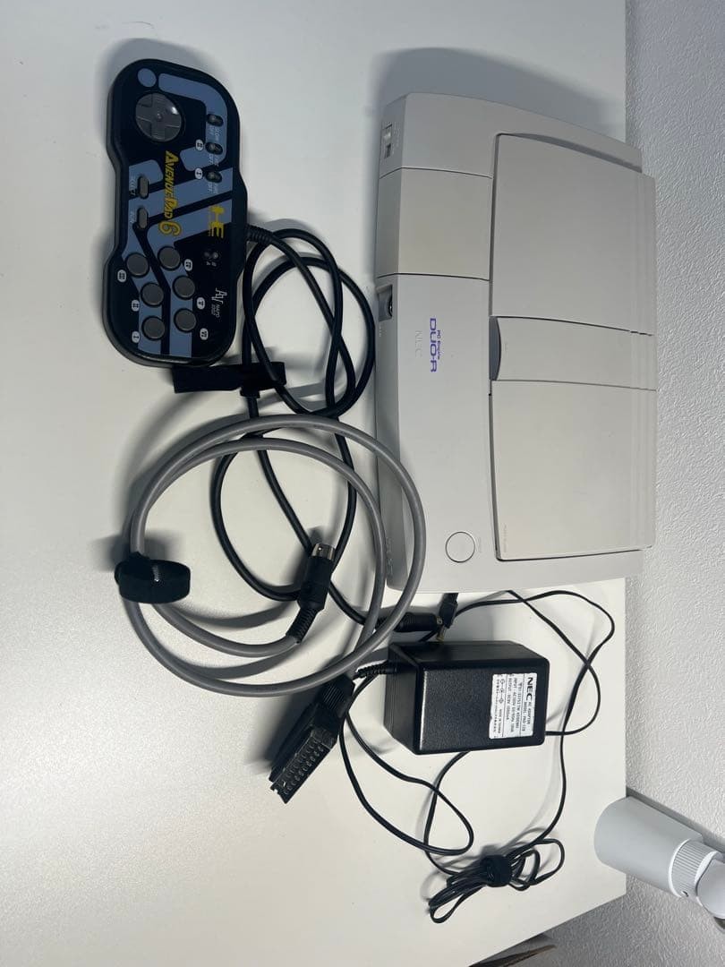 PC Engine Duo Console with CD ROM System and Dragon Knight II Game Bundle